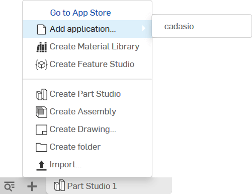 Onshape add application