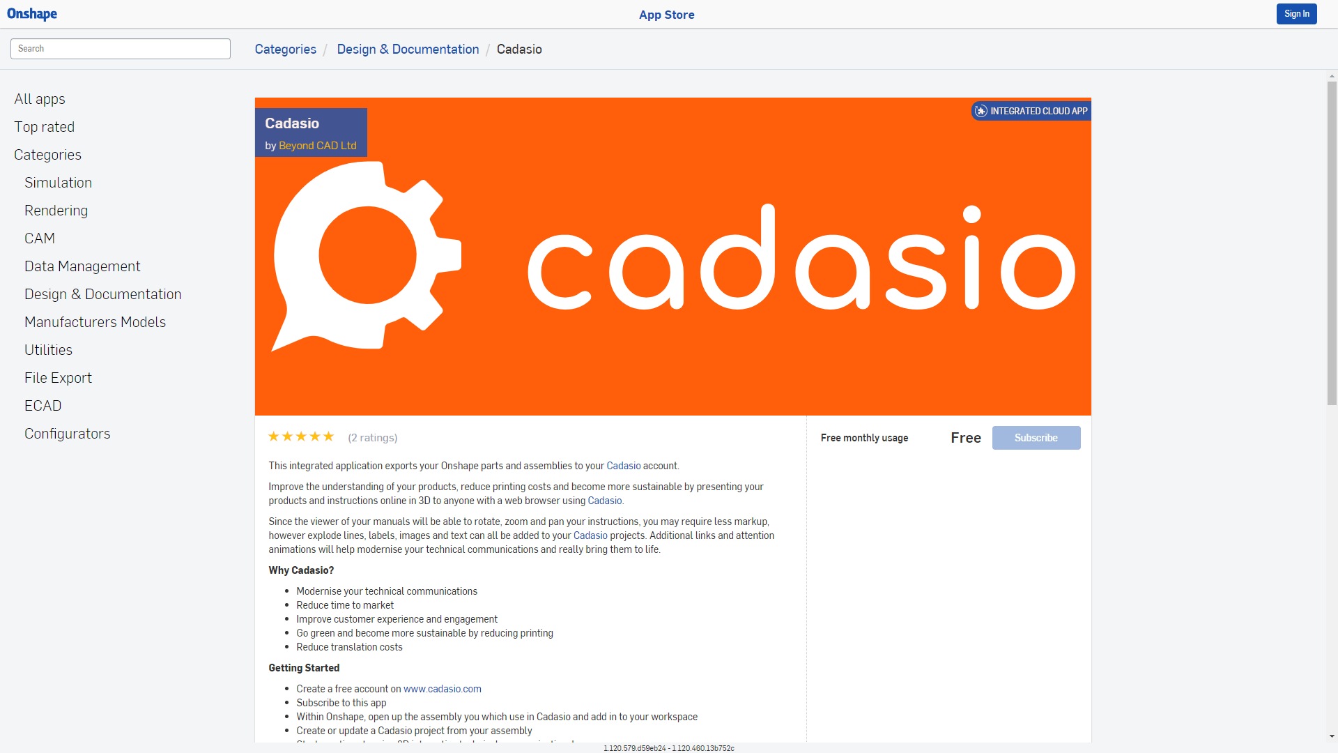onshape app store